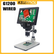 G1200 Digital Microscope 7-inch Large Screen LCD Display Laboratory Teaching Electron Microscope Mag