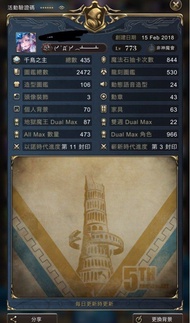 神魔之塔帳號 770lv