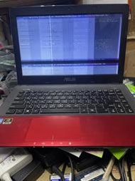 華碩(NBA1)K45VD 14吋 i5筆記型電腦(紅色)......有瑕疵,畫面破圖