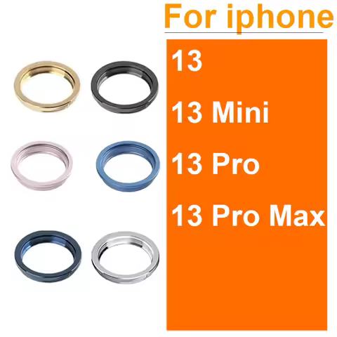 Rear Camera Outside Metal Ring For iphone 13 13Mini 13Pro 13Pro Max Back Main Camera Ring Frame Cove