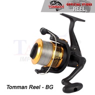 Tomman BG [1BB] Spinning Fishing Reel Interchangeable Handle (With Line)