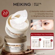 [2.0 Upgrade] MEIKING Caffeine Eye Mask 110g 60pcs | Dark Circles, Puffy Eyes, Eye Bags, Fine Lines,