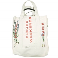 SONIA RYKIEL 全新 Marche 兩用帆布手提包 52278357 自然色 原價：¥88,000 包 [二手] [SONIA RYKIEL]