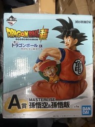 日版 龍珠 一番賞 A賞 悟空悟飯父子抱 撒亞人篇