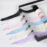 New Silk Lace Casual Training Shoe Laces 3cm Width Flat Shoelaces Multiple Colors  Shoelace for Shoe