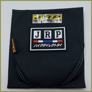 ◊ ∏ ▫ RUSI ROYAL 125 JRP SEAT COVER LIHA TEXTURE BLACK with LOGO AND STICKER