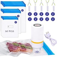 Sous Vide Bags, 42 PCS Electric Vacuum Sealer & Reusable Vacuum Food Storage Bags for Anova, Joule C