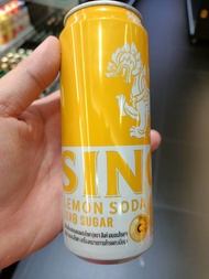 singha lemon soda can 330ml