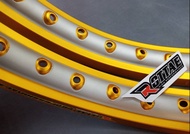 วงล้อ /ROTTAE เจาะตา 1.40-17 สีทองเข้ม