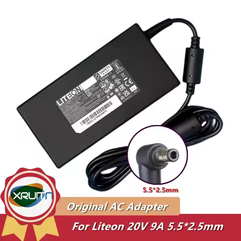 Genuine Liteon PA-1181-76 20V 9A 180W 5.5*2.5mm AC Adapter Charger For Colorful Hasee Clevo MSI Lapt