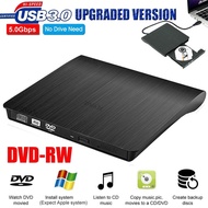 Ultra Slim External DVD Drive USB 3.0 External DVD Drive Portable DVD Burner Writer Rewriter DVD/CD/VCD Player ROM Drive