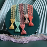 Lace Lace Ribbon Snow Gauze Ribbon Clothing Handmade Hair Accessories Japanese Korean Bow Wavy Edge 