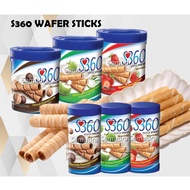 Samudra S360 Wafer Stick Flavors Chocolate/Strawberry/Pandan Coconut (400g)