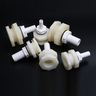 1 set ABS 1/2" 3/4" Fish tank Joints aquarium outlet bucket connector 8 10 12 16mm aquarium drain fittings water tank adapter