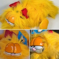 加菲貓 GARFIELD THE CAT 可愛 鬆毛 毛公仔 VINTAGE WITH TAG 全新 正版 1981 年產物 全高約20CM 連吊牌 BNWT 罕有 MADE IN THAILAND 