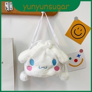 Toy Trolley Cartoon Plush Bag With Drawstring Closure For Casual Daily Use