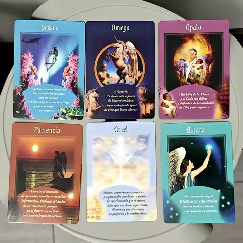 10.4*7.3cm Messages From Your Angels - What Your Angels Want You To Know Cards In Spanish Language 4