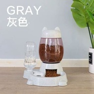 貓咪自動自動餵食器 不溼嘴自動飲水器狗狗益智按壓式自動餵食器