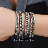 Gelang Titanium Stainless Stell Titanium 316L Pria Wanita