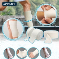1 Roll Tubular Bandage, Stockinette Tubing for Legs and Knees, Reusable Elastic Bandage Sleeve, Tubular Compression Bandage Roll for Ankles and Elbows, Rubber Latex w/Cotton