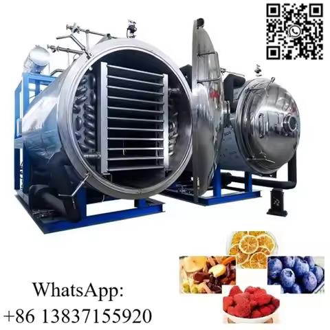 Industrial Food Freeze Dryer Machine China's Industrial Vacuum Lyophilizer for Freeze Drying Fruit V