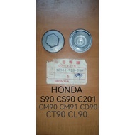 HONDA S90 CS90 C201 CM90 CM91 CD90 CT90 CL90 NOS GENUINE VALVE TAPPET CAP 2PCS MADE IN JAPAN