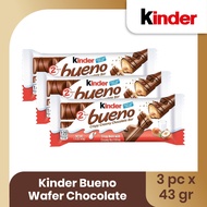 Kinder Bueno Wafer Chocolate 43gr - TRIPLEPACK
