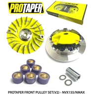 * VERISON V2 *  NVX 155 / NMAX 155 PROTAPER RACING V2 FRONT CVT PULLEY SET  + ROLLER 11GX3PCS + 12GX