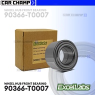 WHEEL HUB FRONT BEARING for Toyota Innova 2005 to 2015 / HiLux 4x2 2008 to 2015 ( 90366-T0007 ) 4x4b