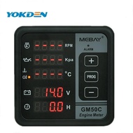 Industrial  Mebay Battery Voltage and Hours Display Digital Engine Meter GM50C