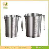 [Ihoce] Metal Measuring Cup for Bakery Baking Cooking Large Capacity Thickened Liquid Measuring Jug 