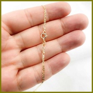 ▰ ➮ ▬ 10k Gold Plated, Figaro Chain, Fashion Jewelry, Kwintas For Men, Pang Regalo, Hindi Nag kukup