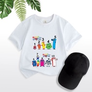 Áo thun trẻ em NUMBER BLOCK 4 áo thun cho bé có big size và size người lớn 4 màu Anam Store