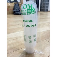 THINWALL CUP DOVE DM 150ML R Cup & 100ML R Cup - CONTENTS 25 SETS