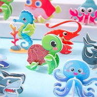 3D Jigsaw Puzzle (Set Of 30 Pieces) Connected To Animals Sea Vehicles No Saturn Various Insects