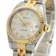 勞力士 179173G Datejust 10P 鑽石腕錶 不鏽鋼 SSxK18YG 女款 ROLEX