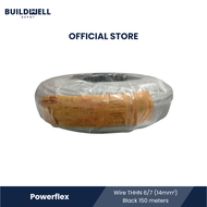 Powerflex Wire THHN 6/7 (14mm²) Black 150 meters