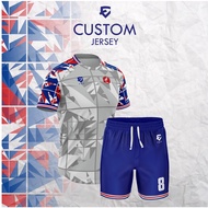 Full printing Jersey / Custom Soccer Jersey / Futsal Jersey 03