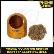 YAXUN SOLDERING IRON TIP CLEANING BALL METAL STEEL WIRE SPONGE BALL SOLDER IRON TIP CLEANER BALL REM