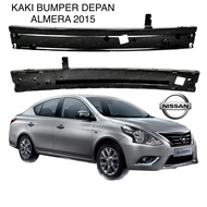 NISSAN ALMERA ( 2015 ) - BUMPER REINFORCEMENT (NEW) FRONT BESI KAKI BUMPER DEPAN 2016 2017