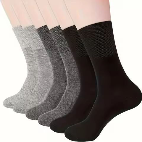1 pairs of diabetic socks for men and women, without elastic waistband, comfortable wide cotton diab