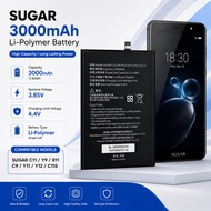 SUGAR C11 Y9 R11 C9 Y11 Y12 C11S Replacement Battery 3000mAh 3.85V Li-Polymer Battery