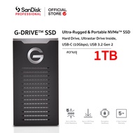 SanDisk Professional G-DRIVE SSD 1TB USB 3.2 External SSD NVMe (SDPS11A-001T-GBANB) TypeC (10Gbps) ประกัน 5 ปี