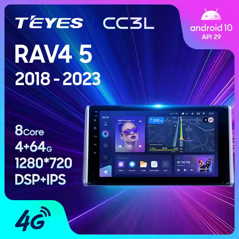 TEYES CC3L WIFI For Toyota RAV4 5 XA50 2018 - 2023 Car Radio Multimedia Video Player Navigation ster