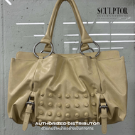 SCULPTOR® กระเป๋า Metal Stud Tote Bag สี Butter