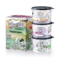 Tupperware Lunch Box Lat Kampung boy collection (3pcs) Size 1.1 L