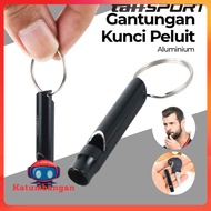 GANTUNGAN TaffSPORT Aluminum Whistle Keychain - HW1139