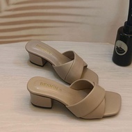 LT Design รองเท้าส้นสูง 2นิ้ว ปรับลุคแมทซ์ง่ายเก็บหน้าเท้ามาก สวยนุ่ม รุ่นLT-88