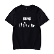 ONE PIECE Men &amp; Women Cotton T-shirt Unisex T-shirts Summer Short Sleeve Hip Hip Tops Extra Plus Size S-6XL 1987E