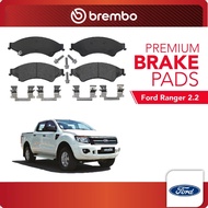 Brembo Front Pads (L+R) - Ford Ranger 2.2 TDI T6
